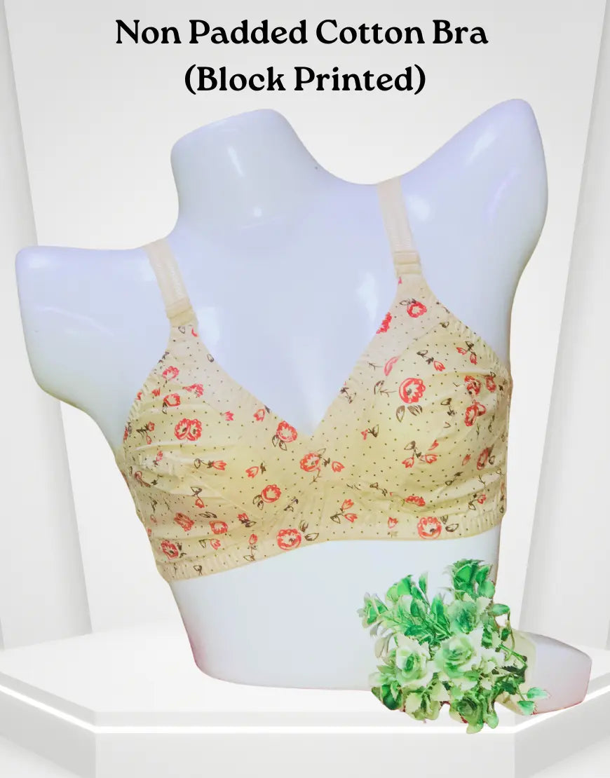 Multi-Print Non-Wired Bra – Comfortable for All-Day Wear