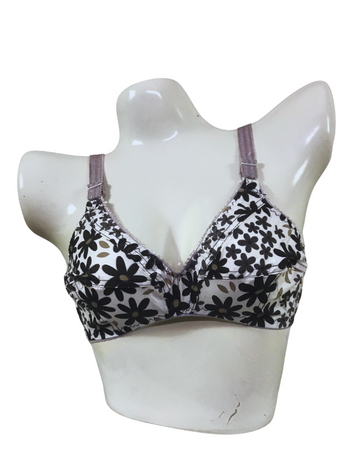 Floral Irani Cotton Bra for Women – Comfortable, Stylish & Breathable Everyday Lingerie