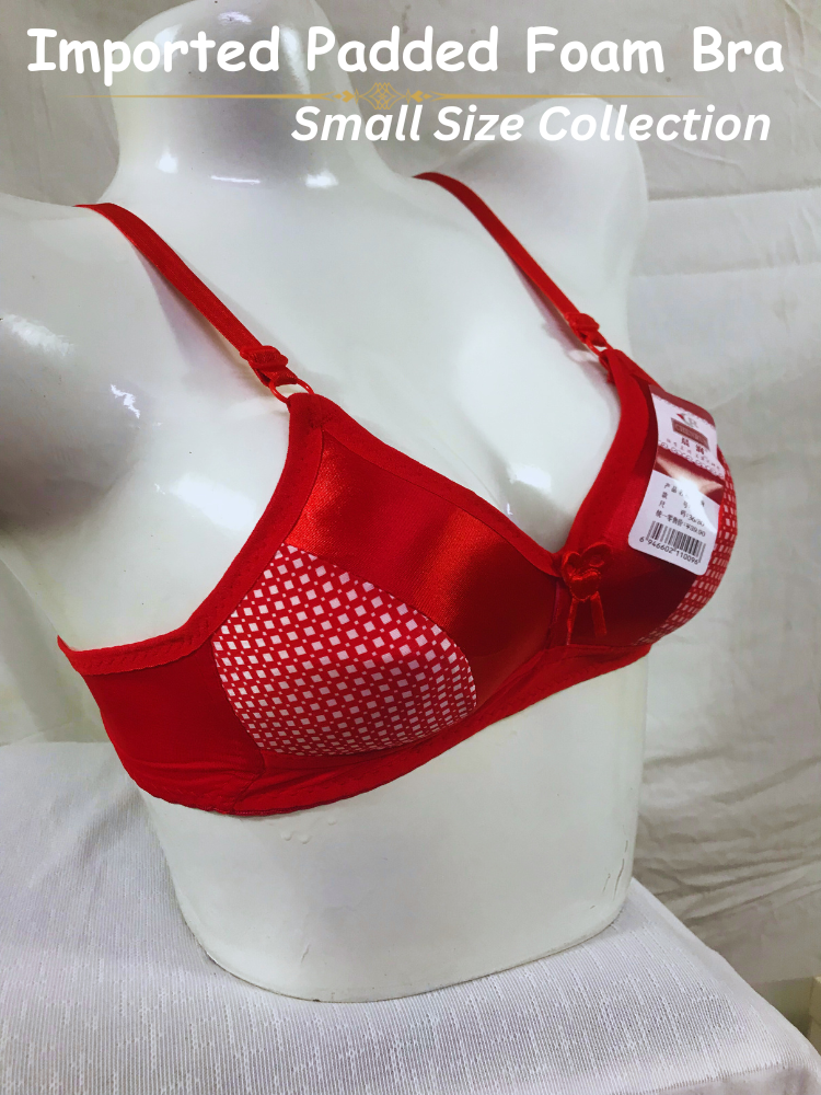 Imported Padded Foam Bra | Wireless Comfort – Small Size (32 to 38)